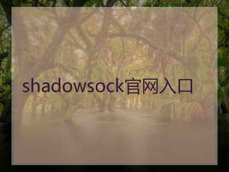 shadowsock官网入口