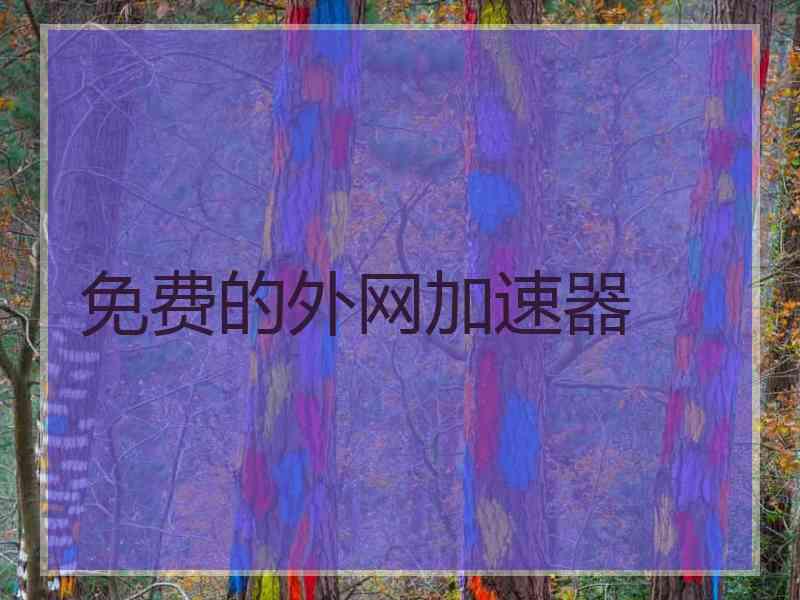 免费的外网加速器