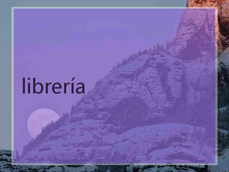 librería