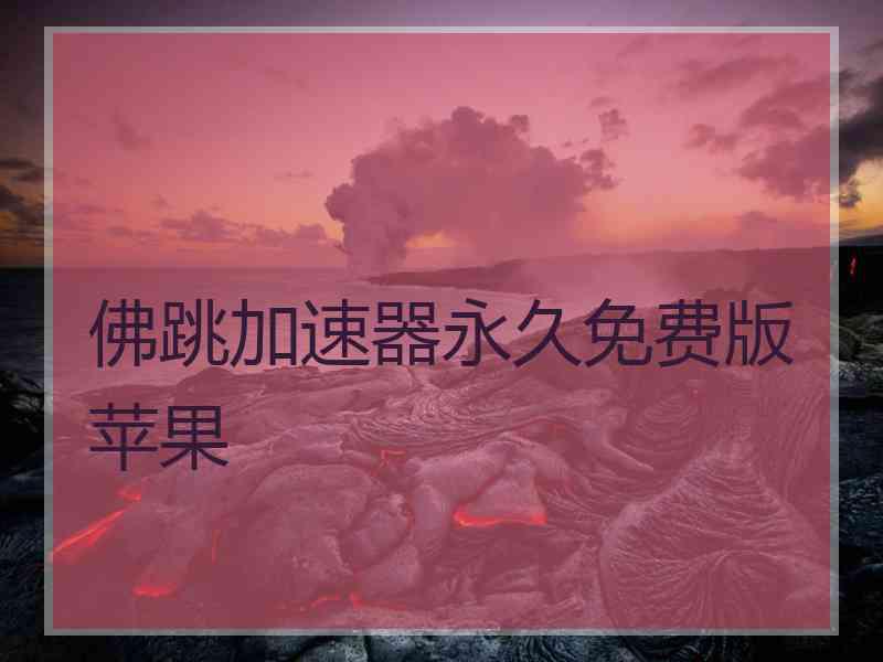 佛跳加速器永久免费版苹果