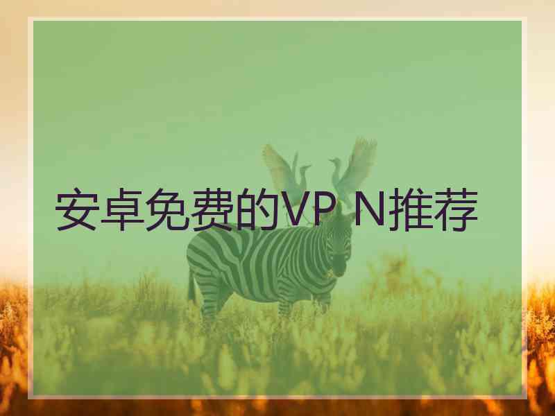 安卓免费的VP N推荐