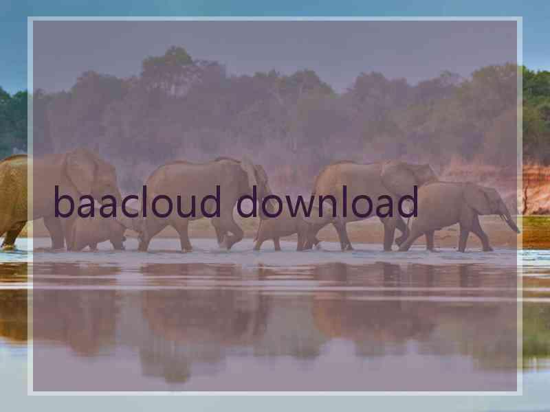 baacloud download