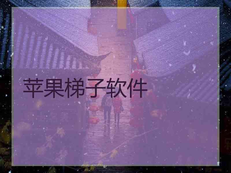 苹果梯子软件