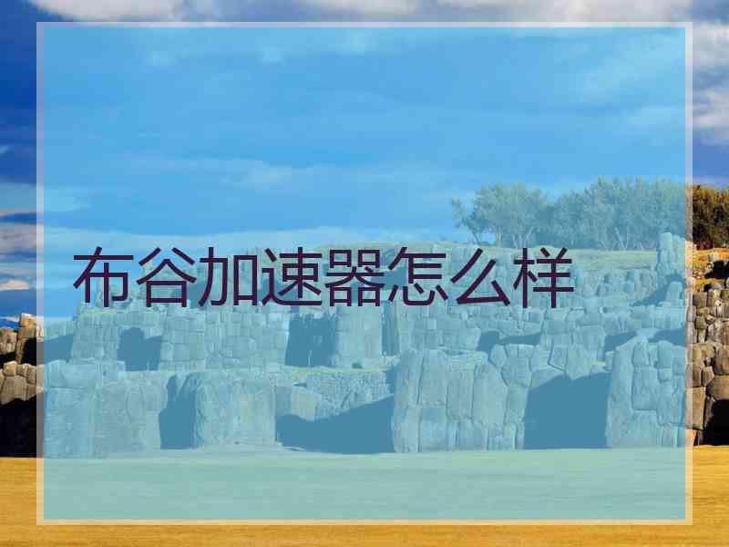 布谷加速器怎么样