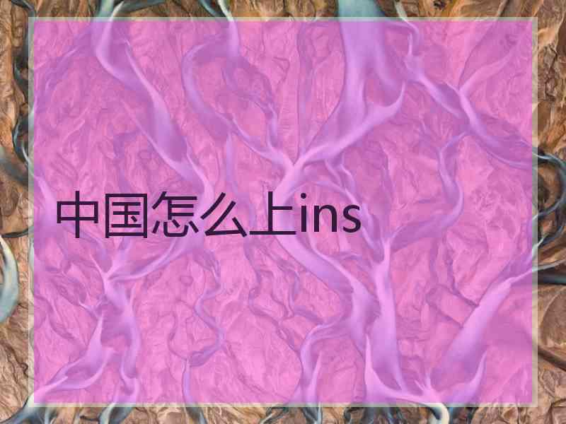 中国怎么上ins