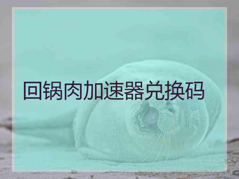 回锅肉加速器兑换码