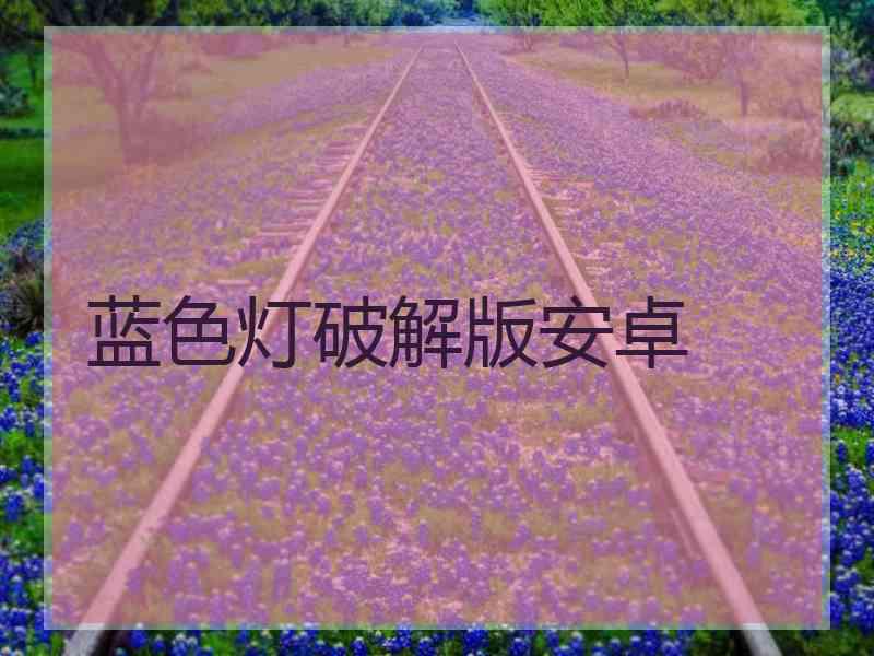 蓝色灯破解版安卓