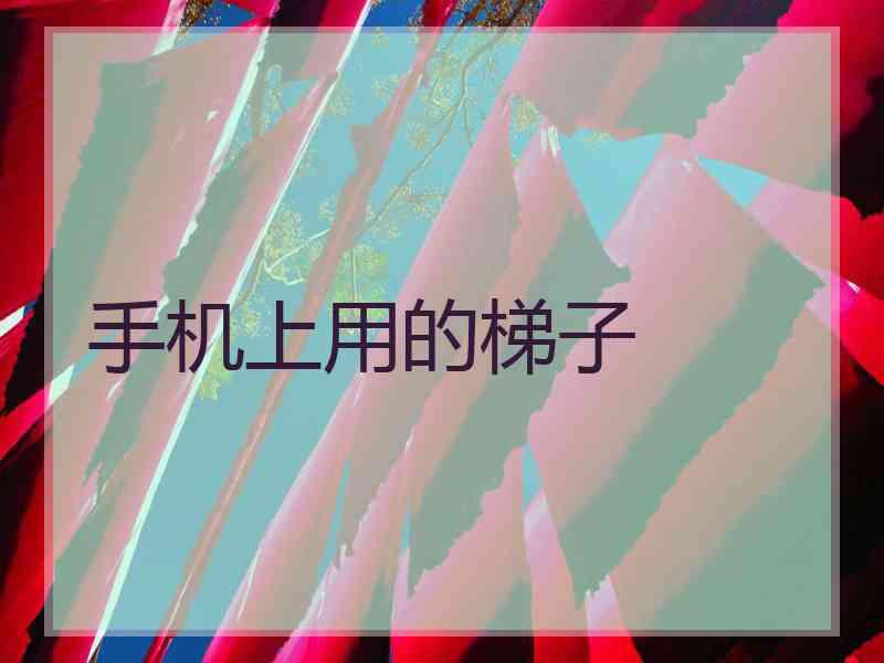 手机上用的梯子