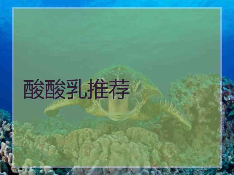酸酸乳推荐