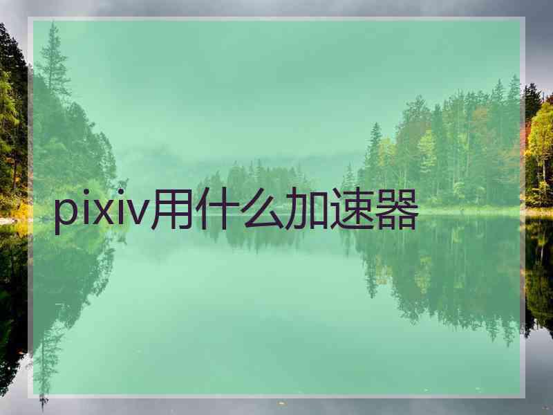 pixiv用什么加速器