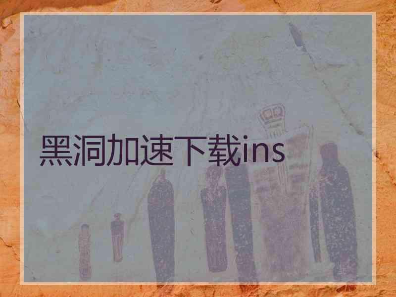黑洞加速下载ins
