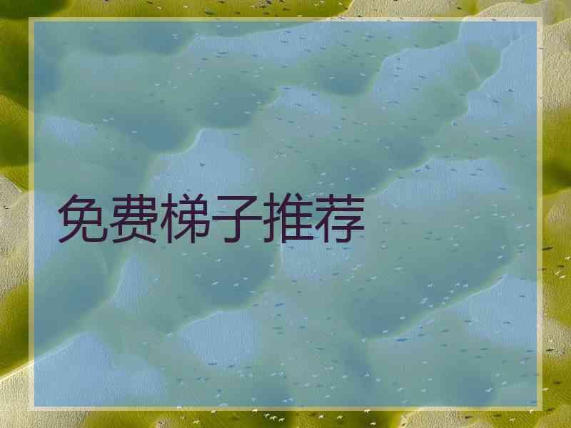免费梯子推荐