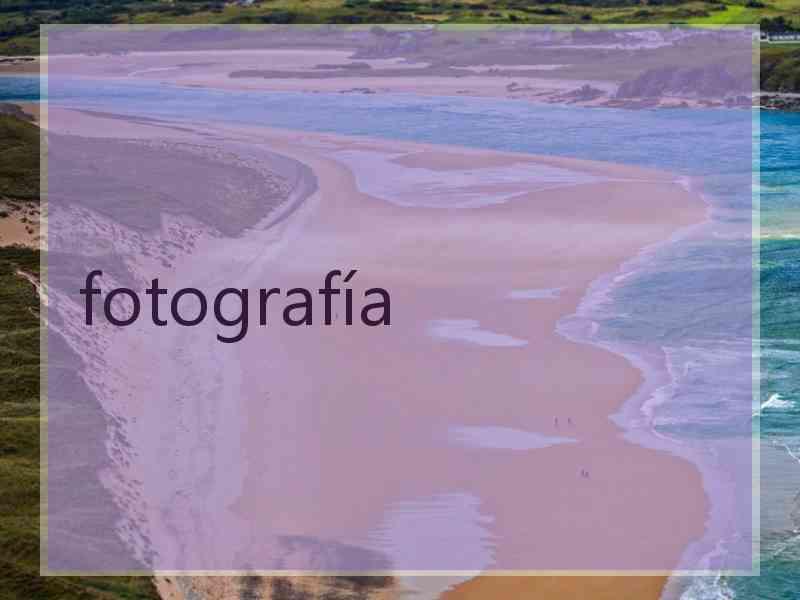 fotografía