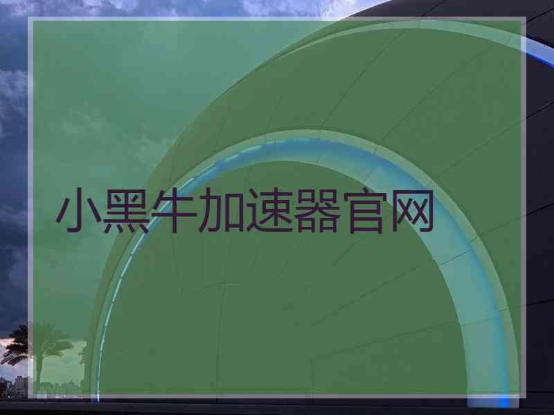 小黑牛加速器官网