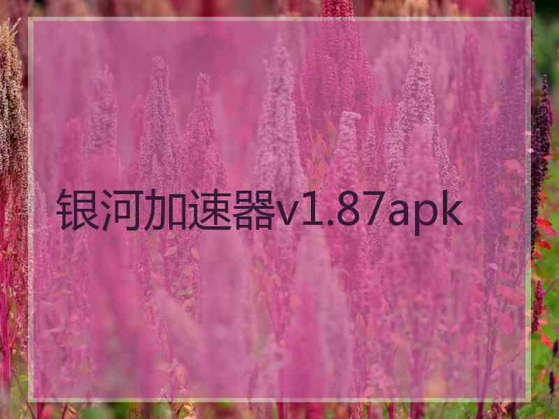 银河加速器v1.87apk