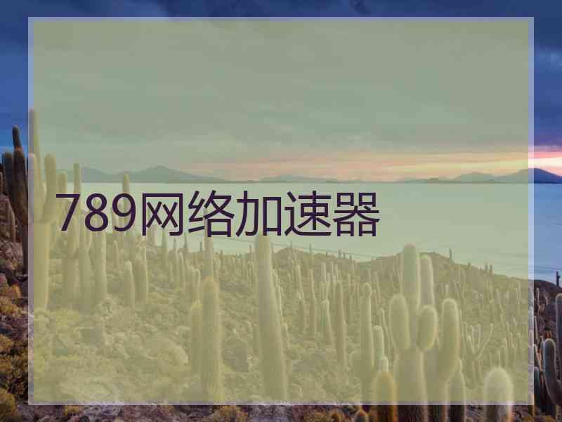 789网络加速器