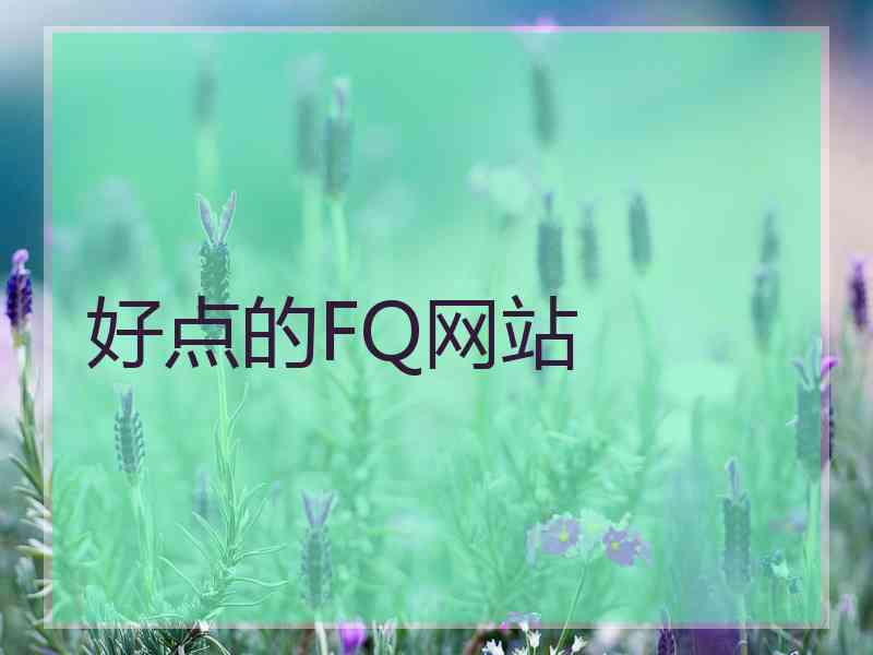 好点的FQ网站