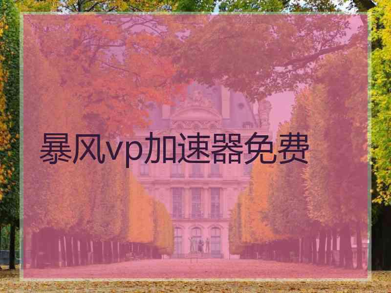 暴风vp加速器免费