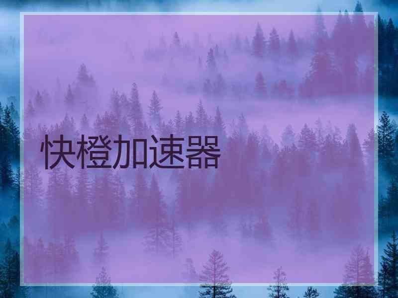 快橙加速器