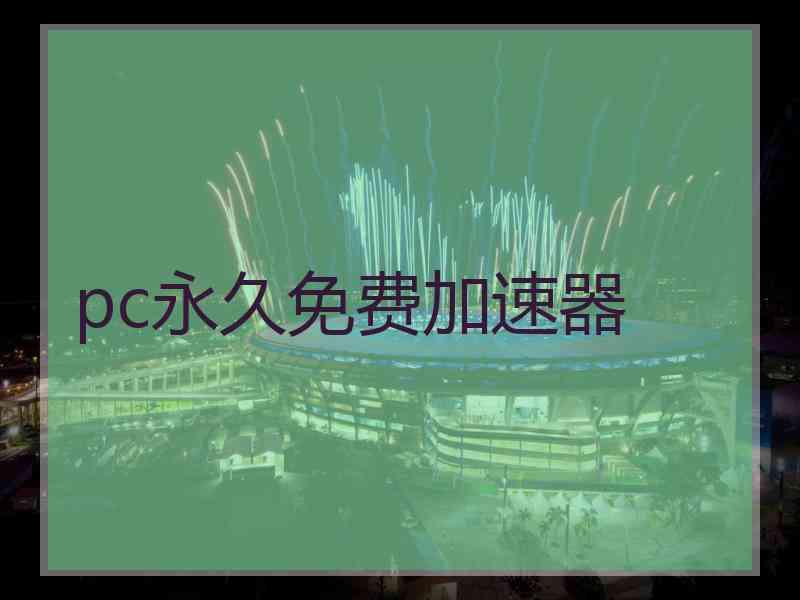 pc永久免费加速器