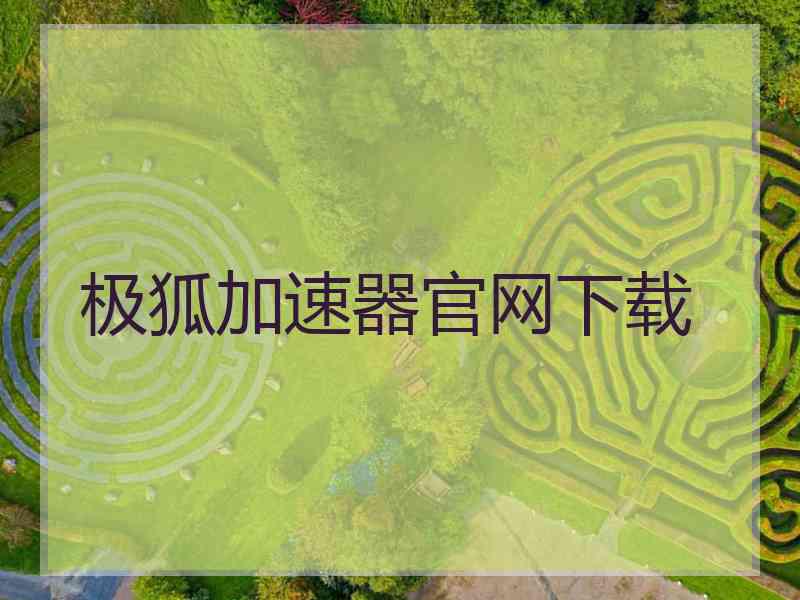 极狐加速器官网下载