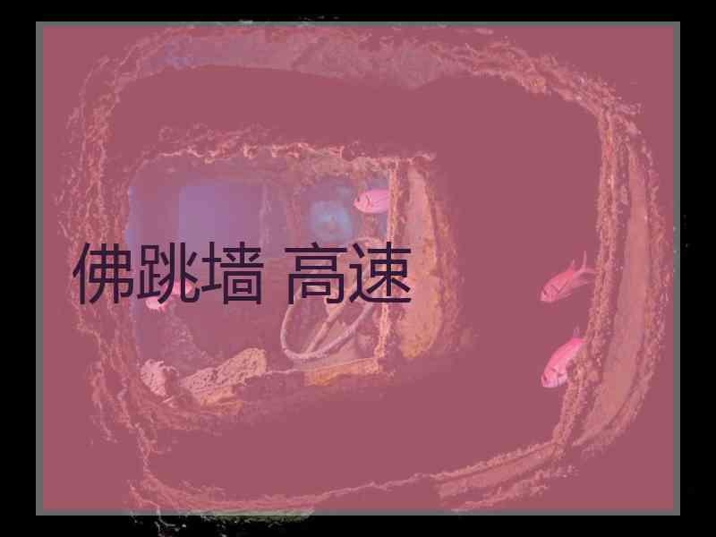 佛跳墙 高速