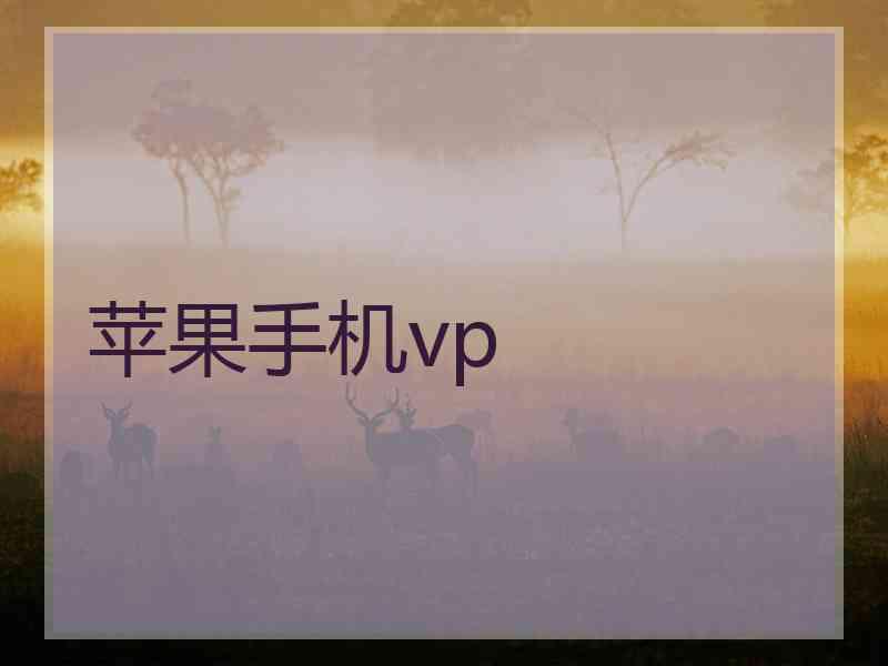 苹果手机vp