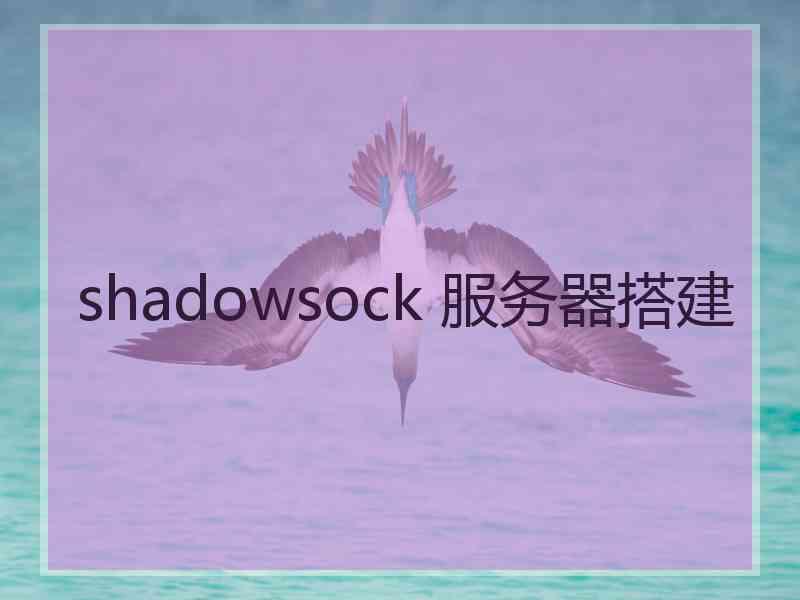 shadowsock 服务器搭建