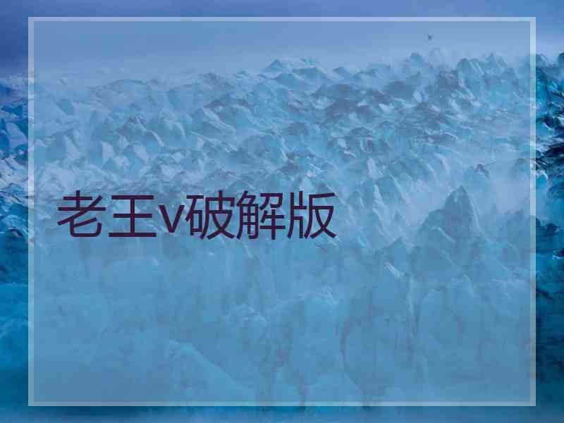 老王v破解版