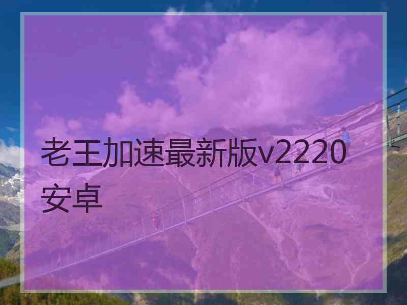 老王加速最新版v2220安卓