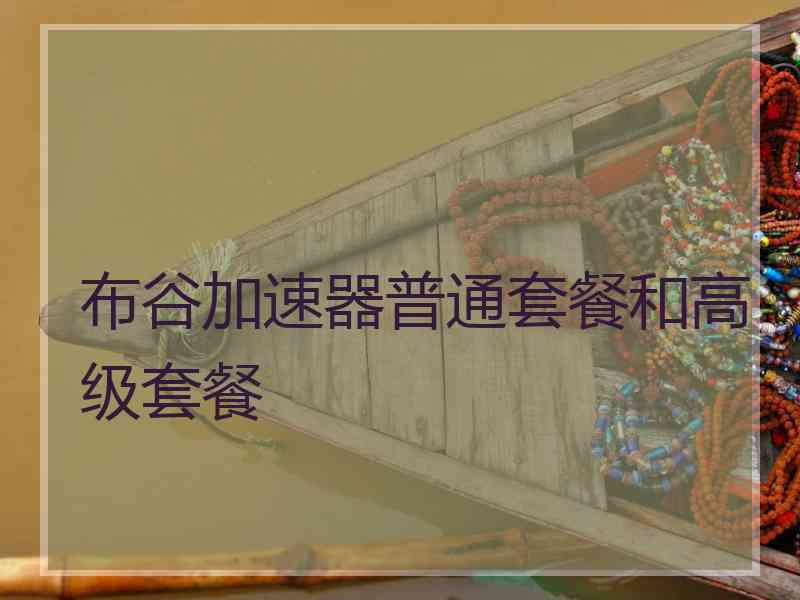 布谷加速器普通套餐和高级套餐