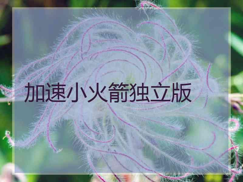 加速小火箭独立版