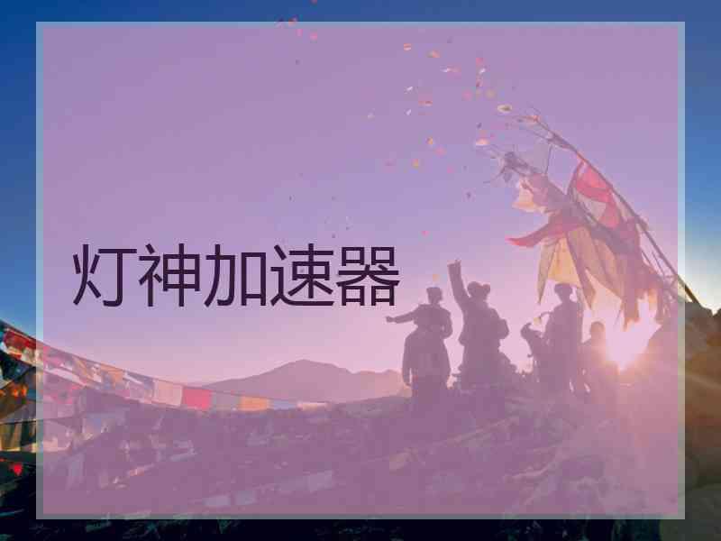 灯神加速器