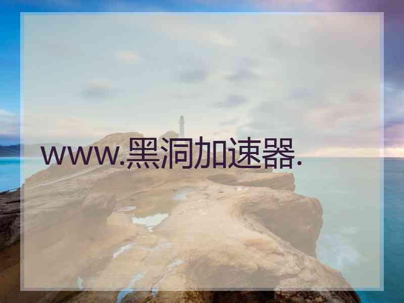 www.黑洞加速器.