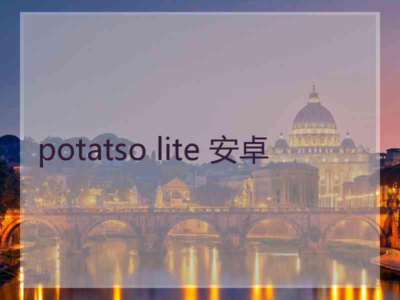 potatso lite 安卓