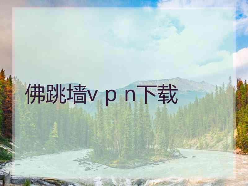 佛跳墙v p n下载