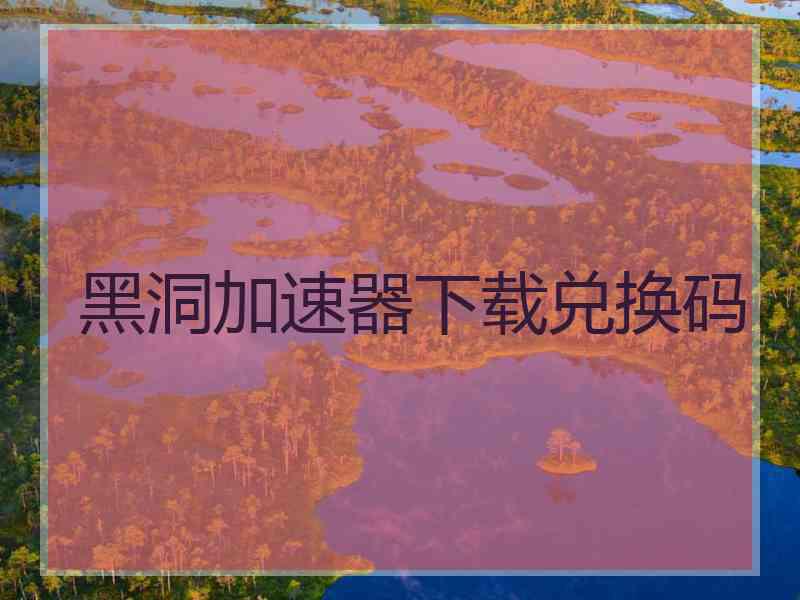 黑洞加速器下载兑换码