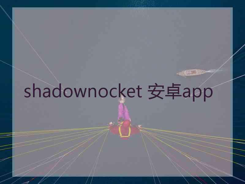 shadownocket 安卓app