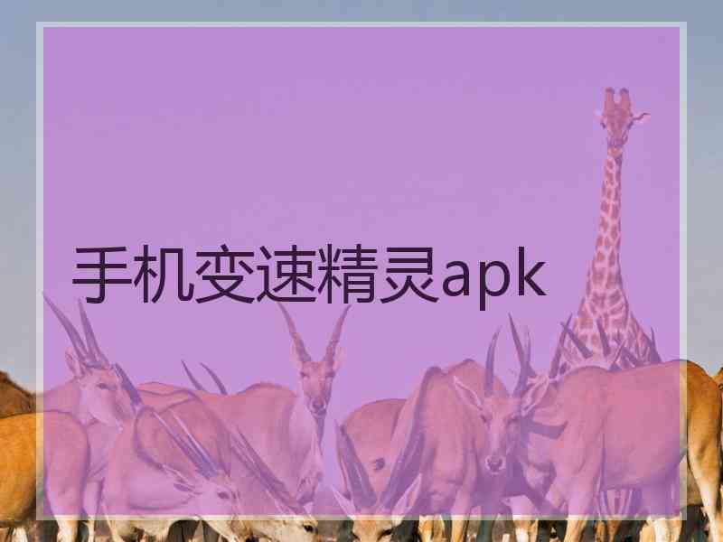 手机变速精灵apk