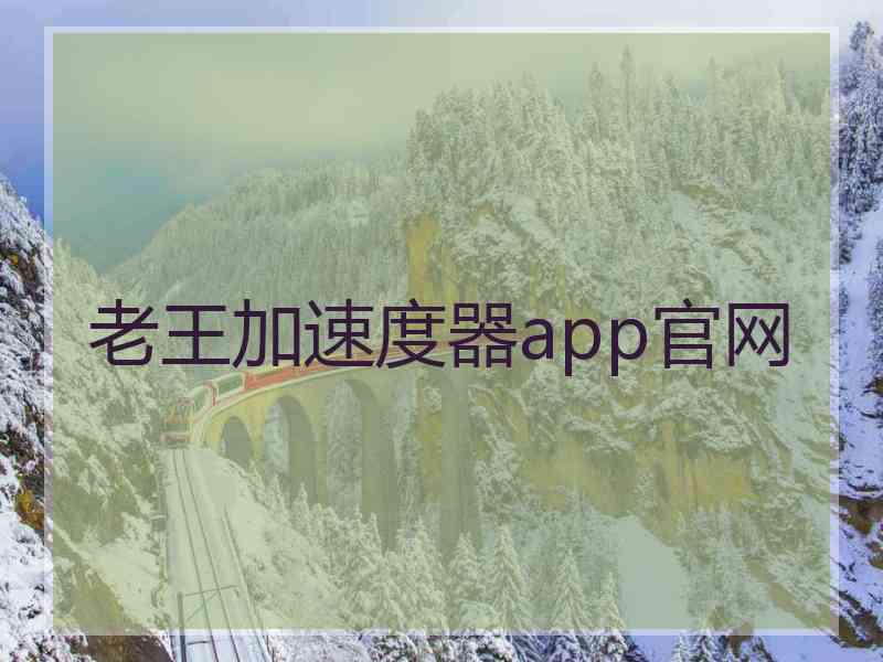 老王加速度器app官网