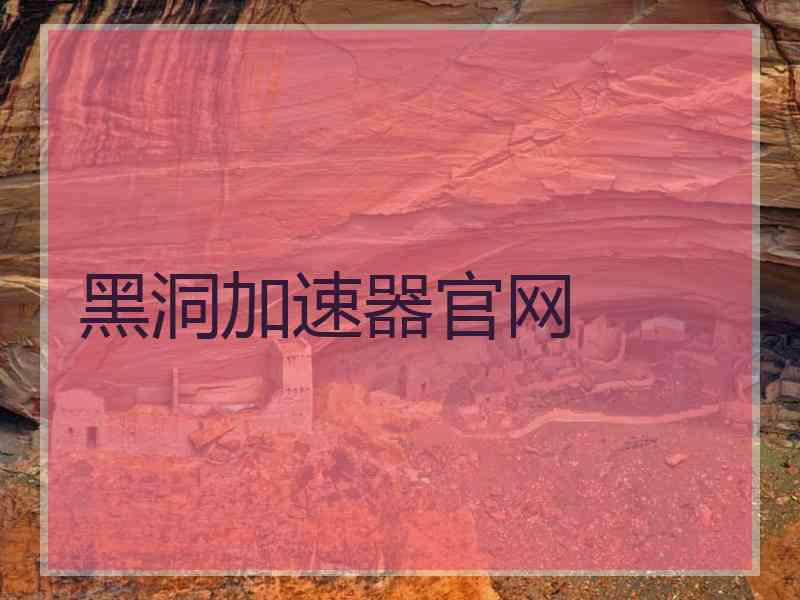 黑洞加速器官网
