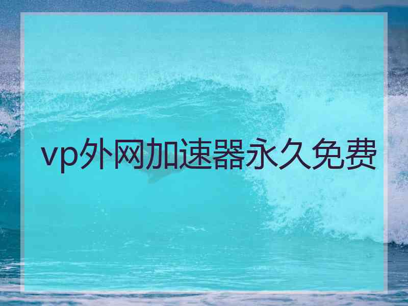 vp外网加速器永久免费