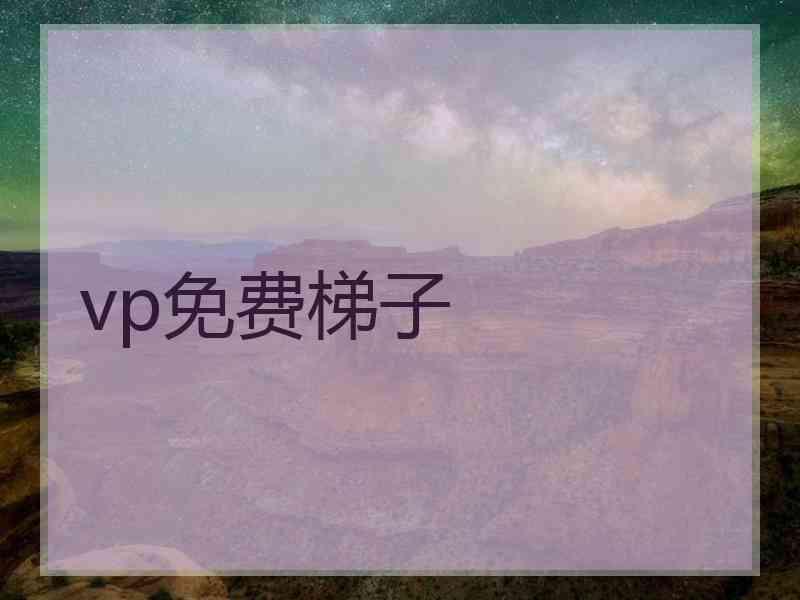 vp免费梯子
