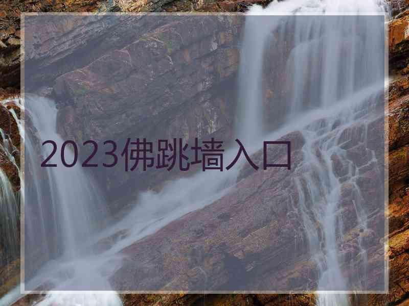 2023佛跳墙入口