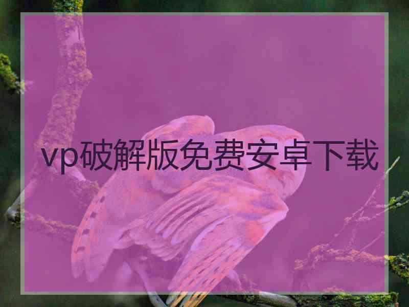 vp破解版免费安卓下载