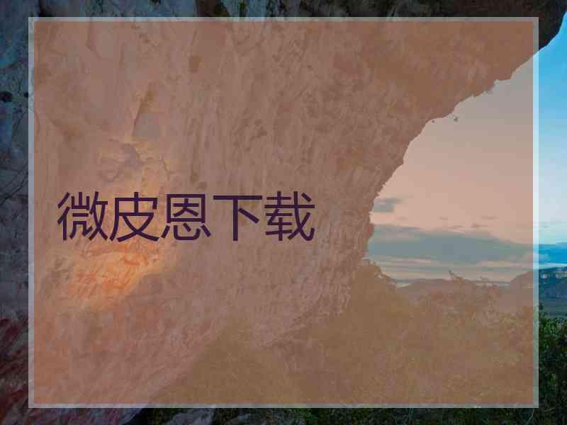 微皮恩下载