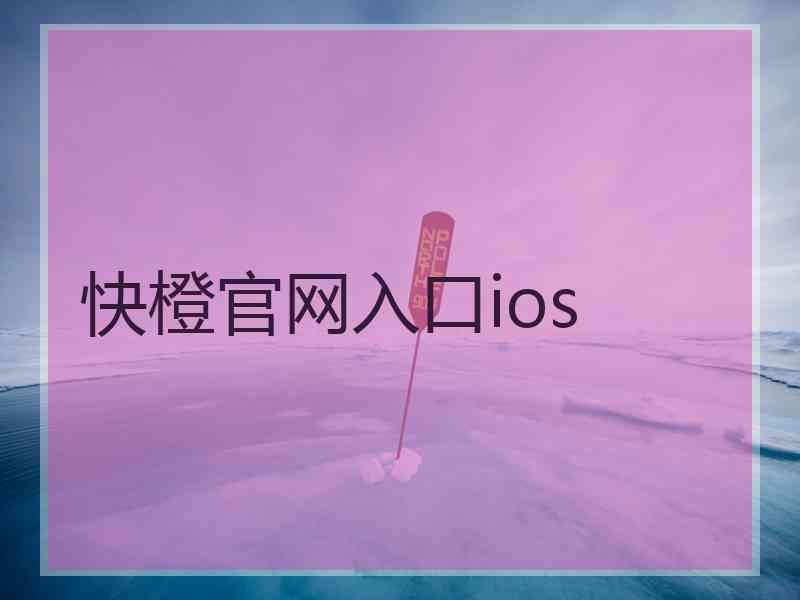 快橙官网入口ios