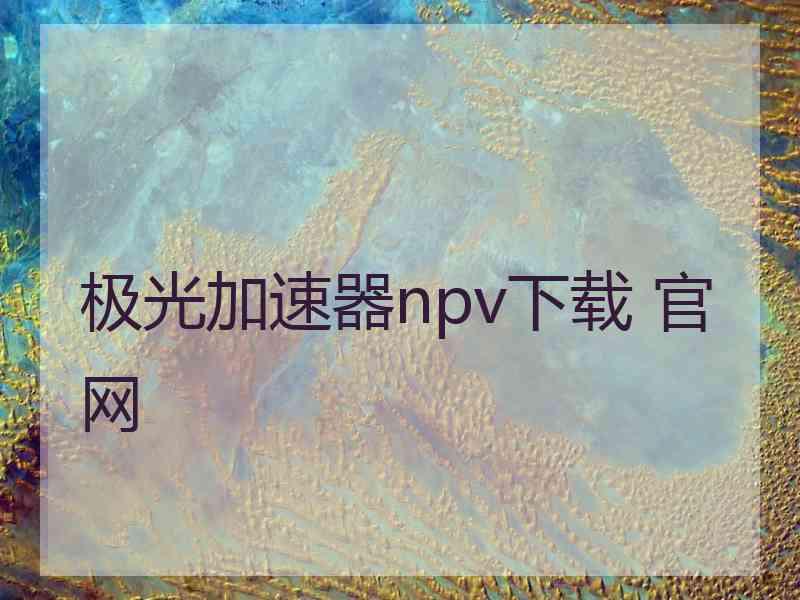 极光加速器npv下载 官网