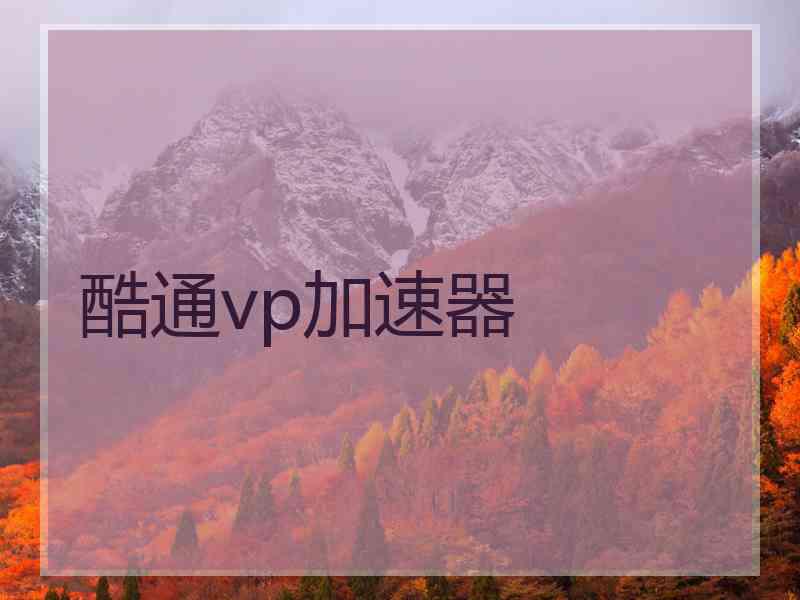 酷通vp加速器