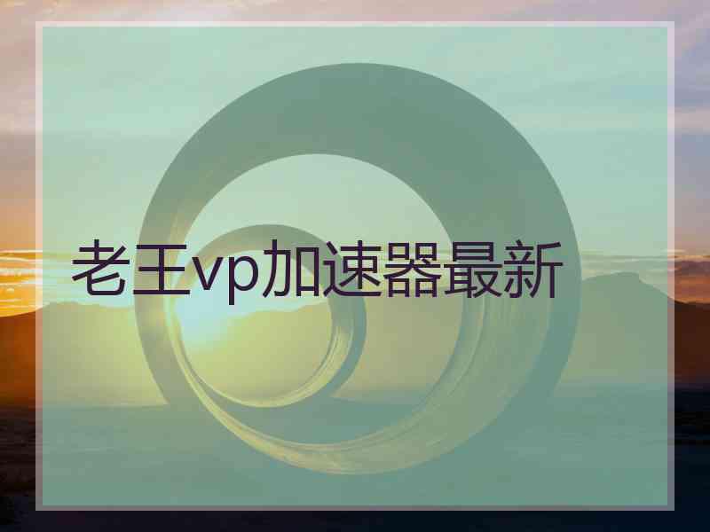 老王vp加速器最新